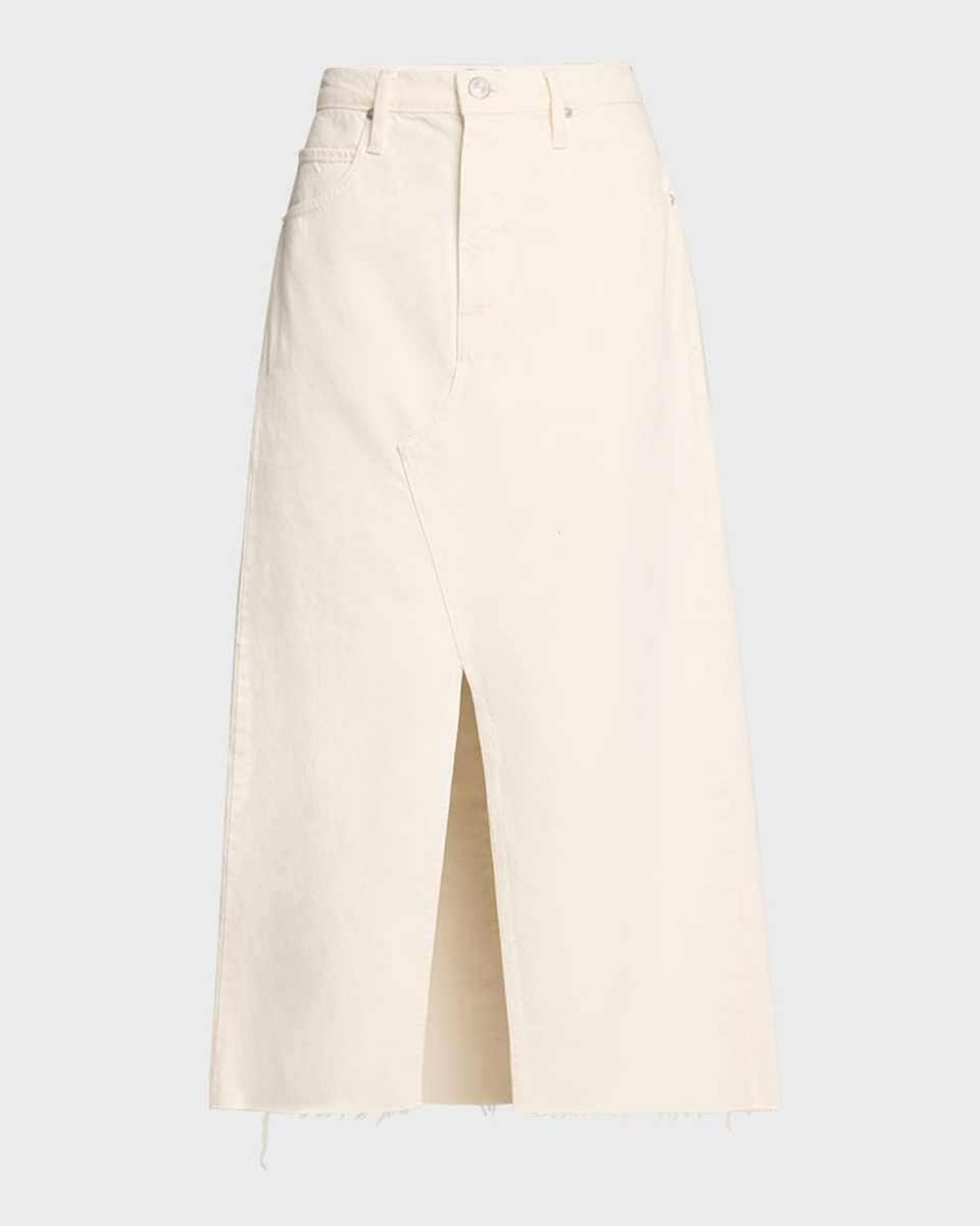 The Midaxi Denim Skirt
